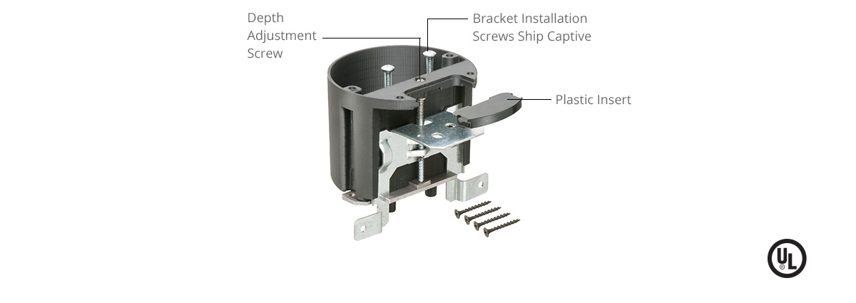 Arlington Adjustable Fan Fixture In Out Box For New